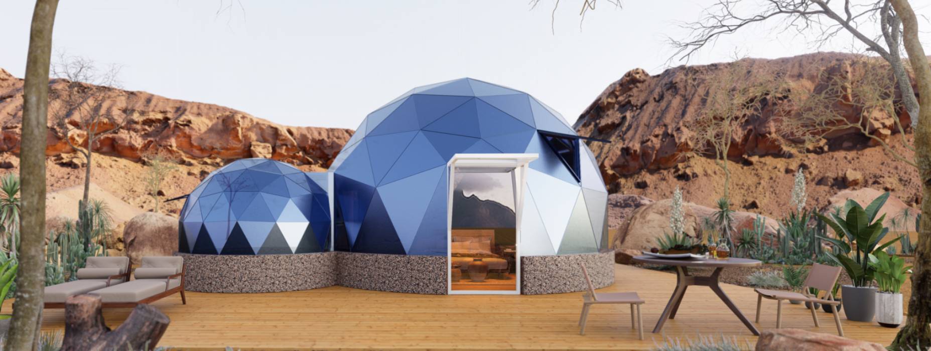 古田县球形智能光伏玻璃星空房